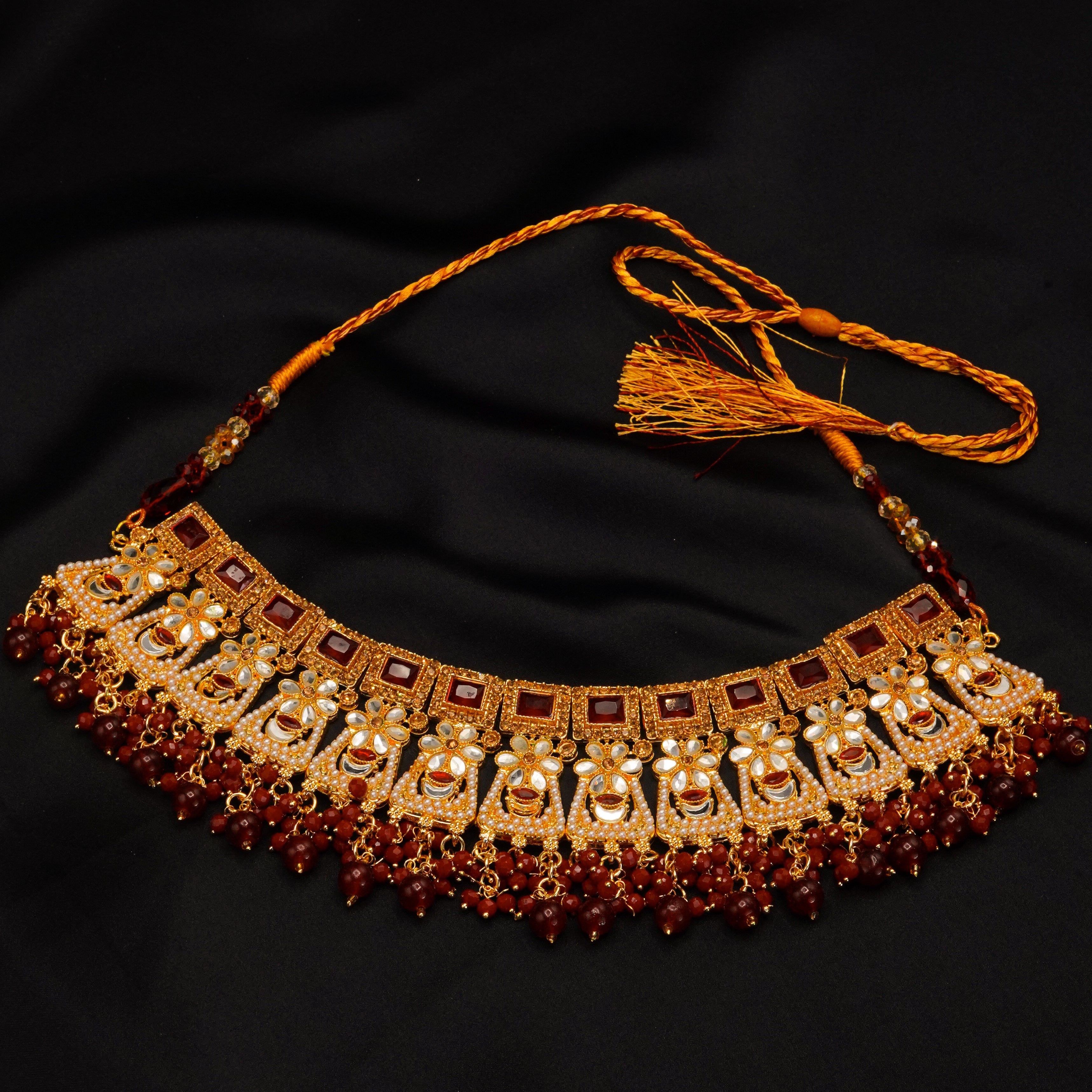 Choker Bridal Necklace Set JS-13
