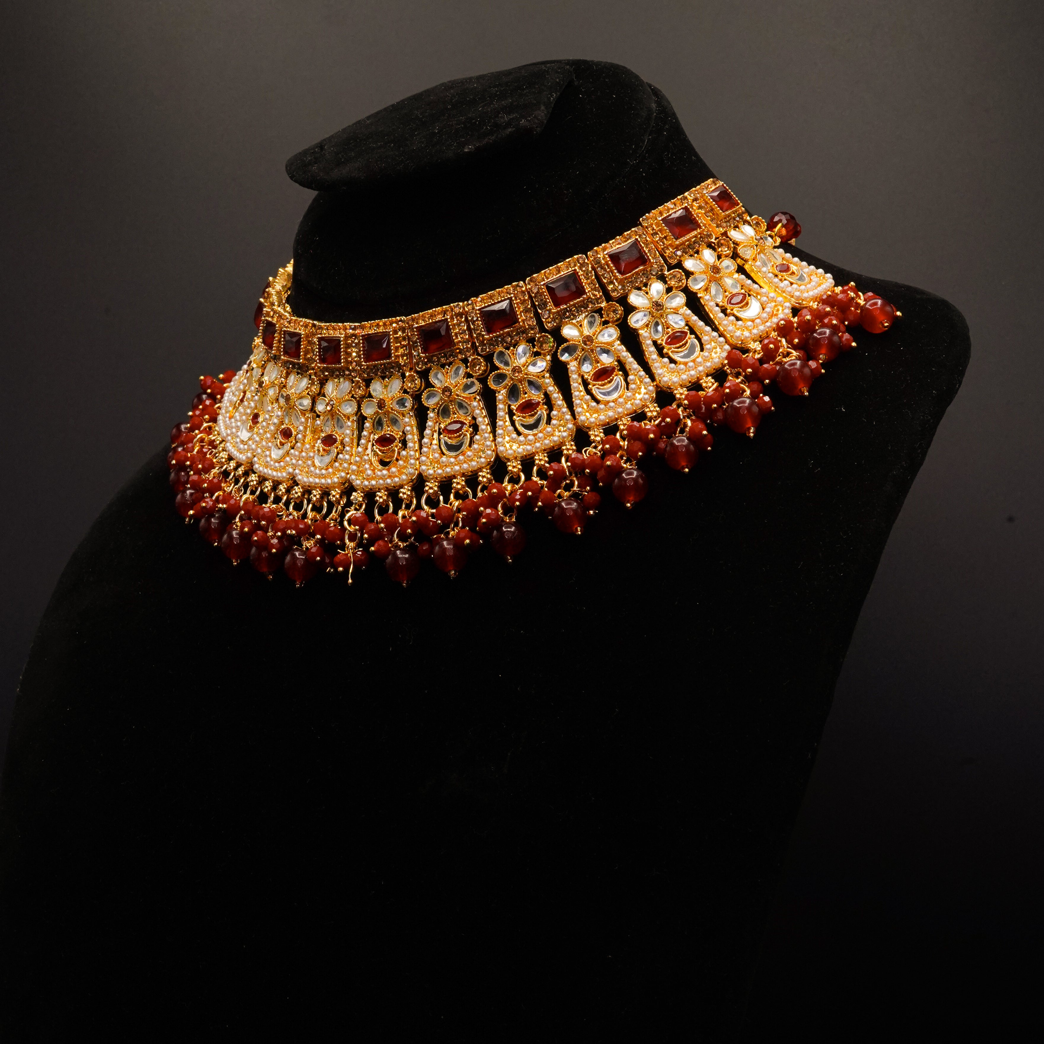 Choker Bridal Necklace Set JS-13