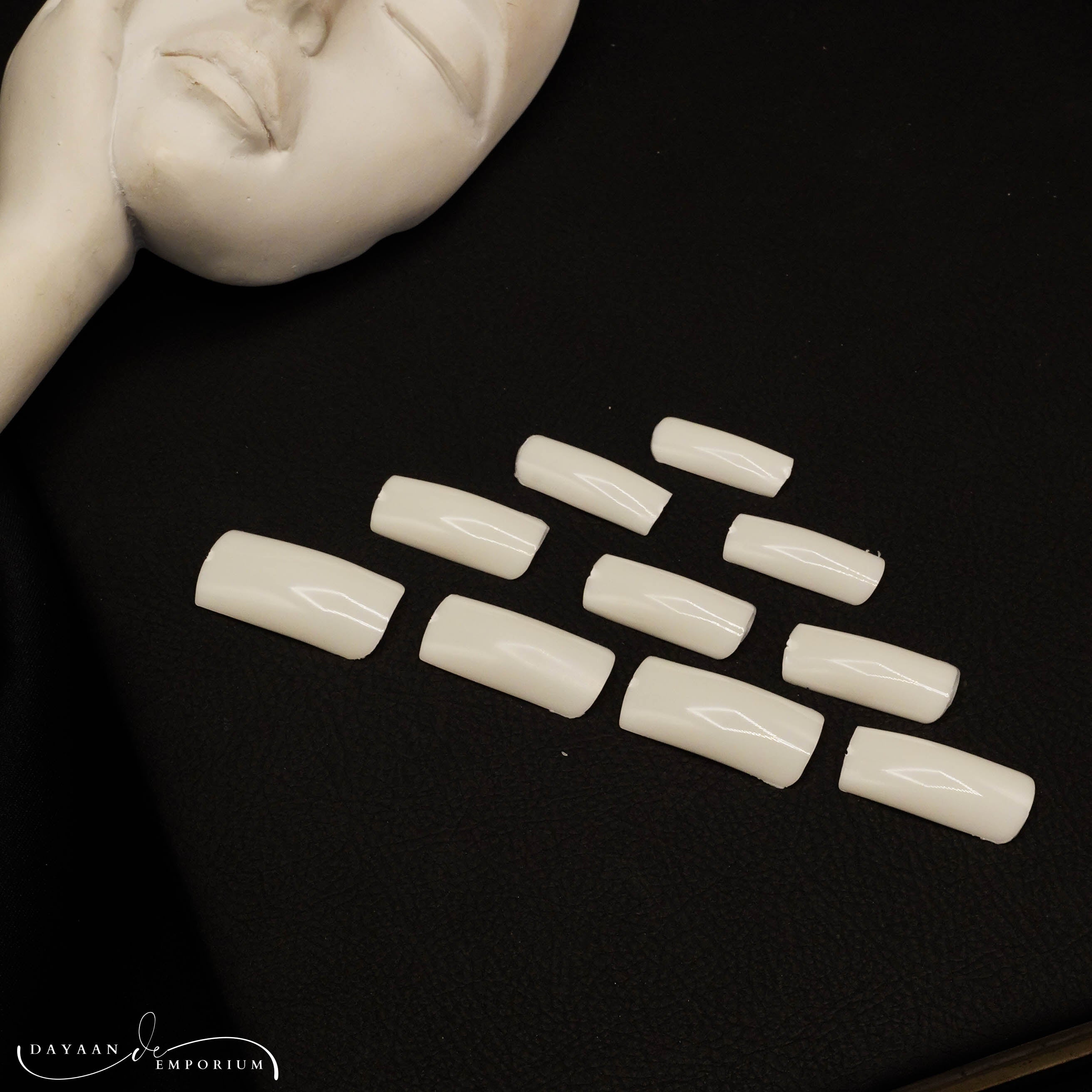 Off - White Nail Tips 100pc - Dayaan Emporium