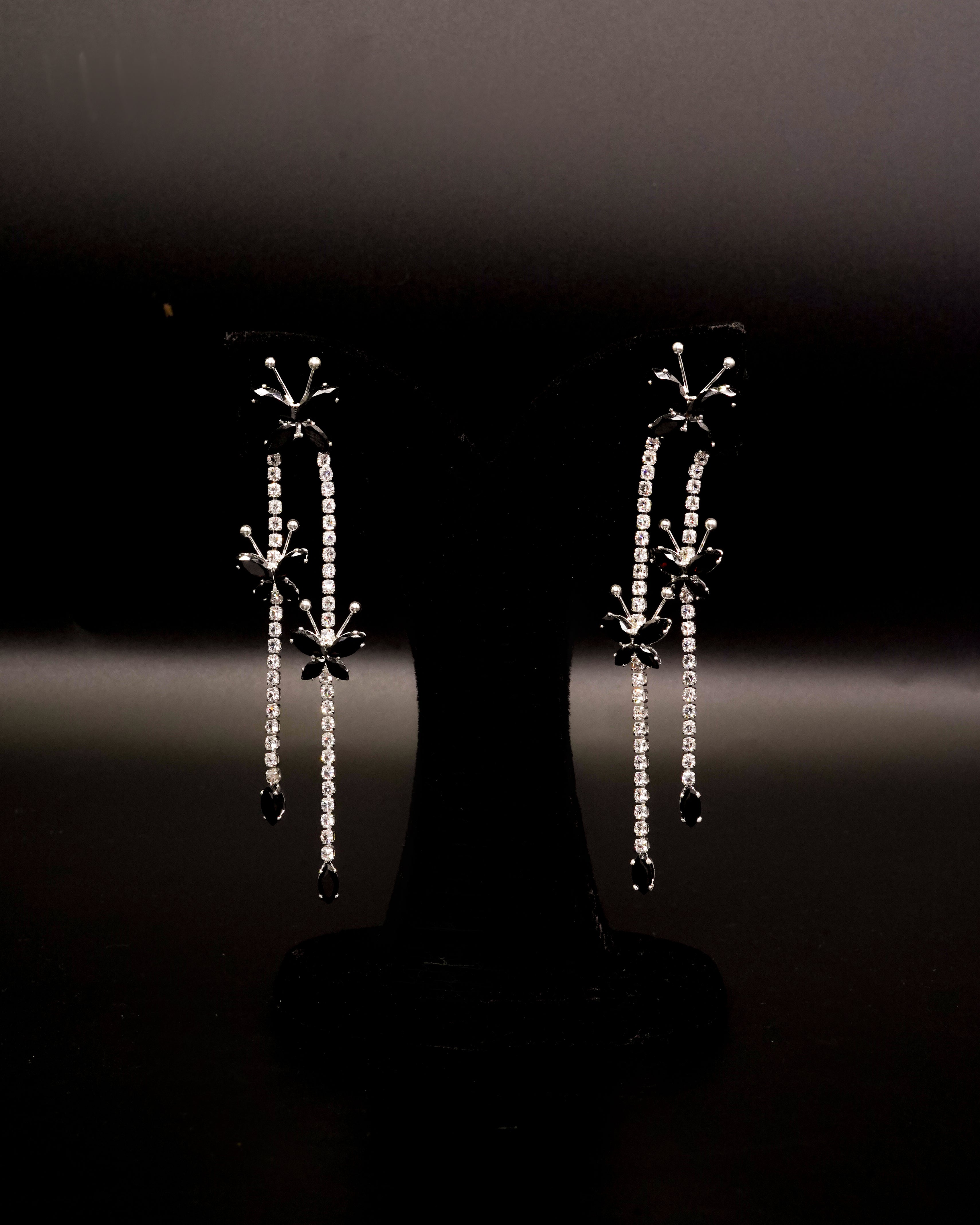 Golden Drop Butterfly Design Earring E-4