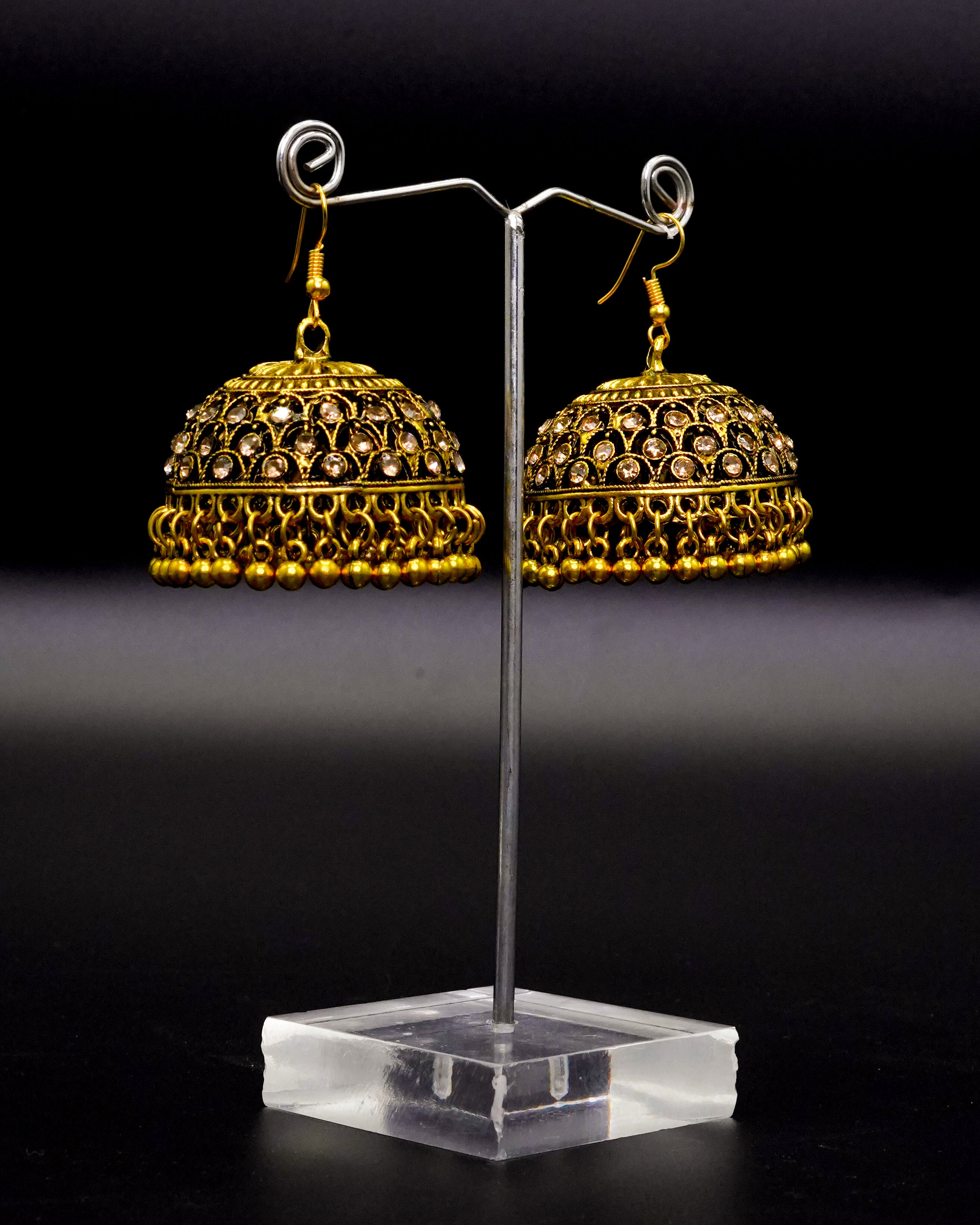 Egyptian Taseel Bird Cage Earrrings E-21