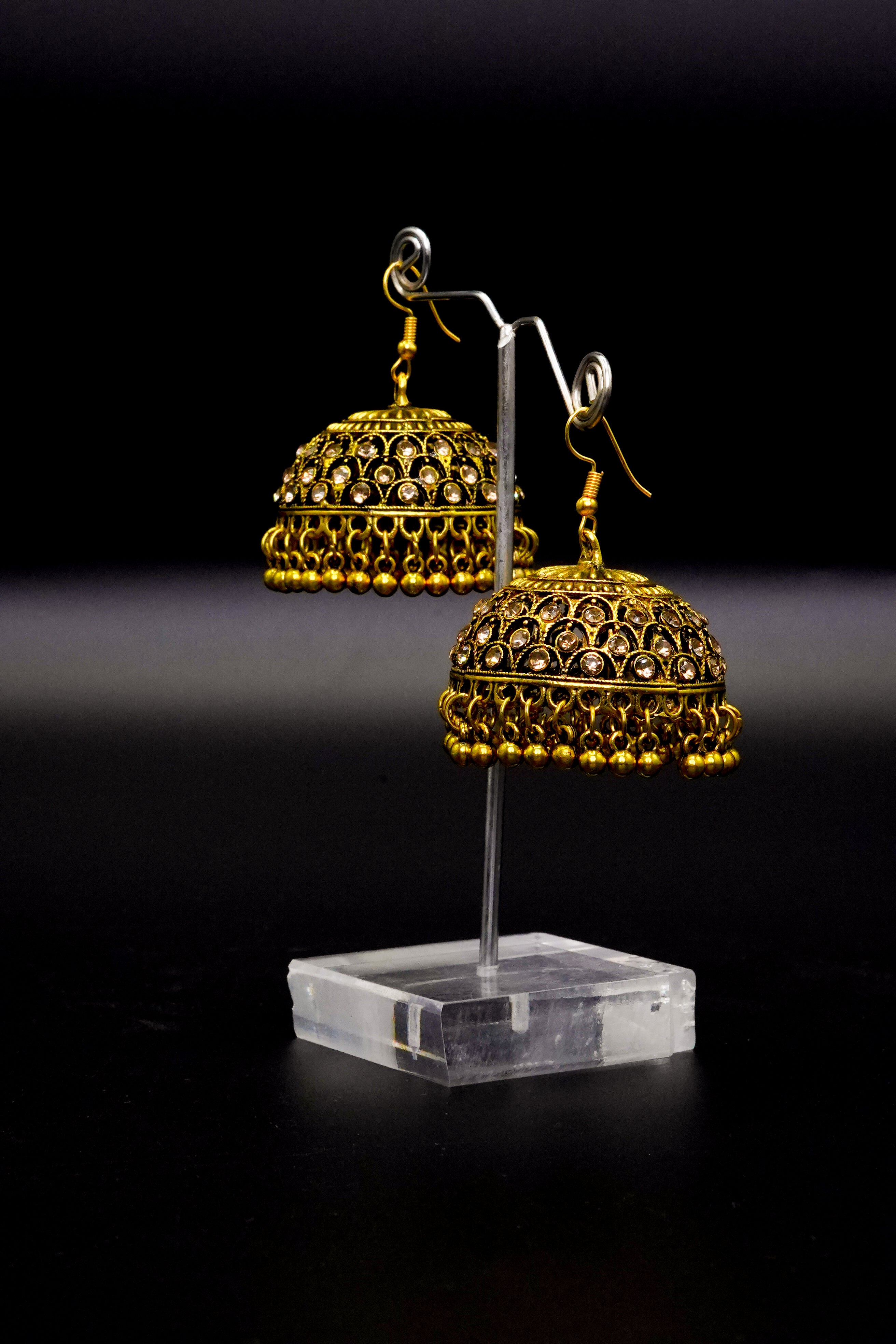 Egyptian Taseel Bird Cage Earrrings E-21