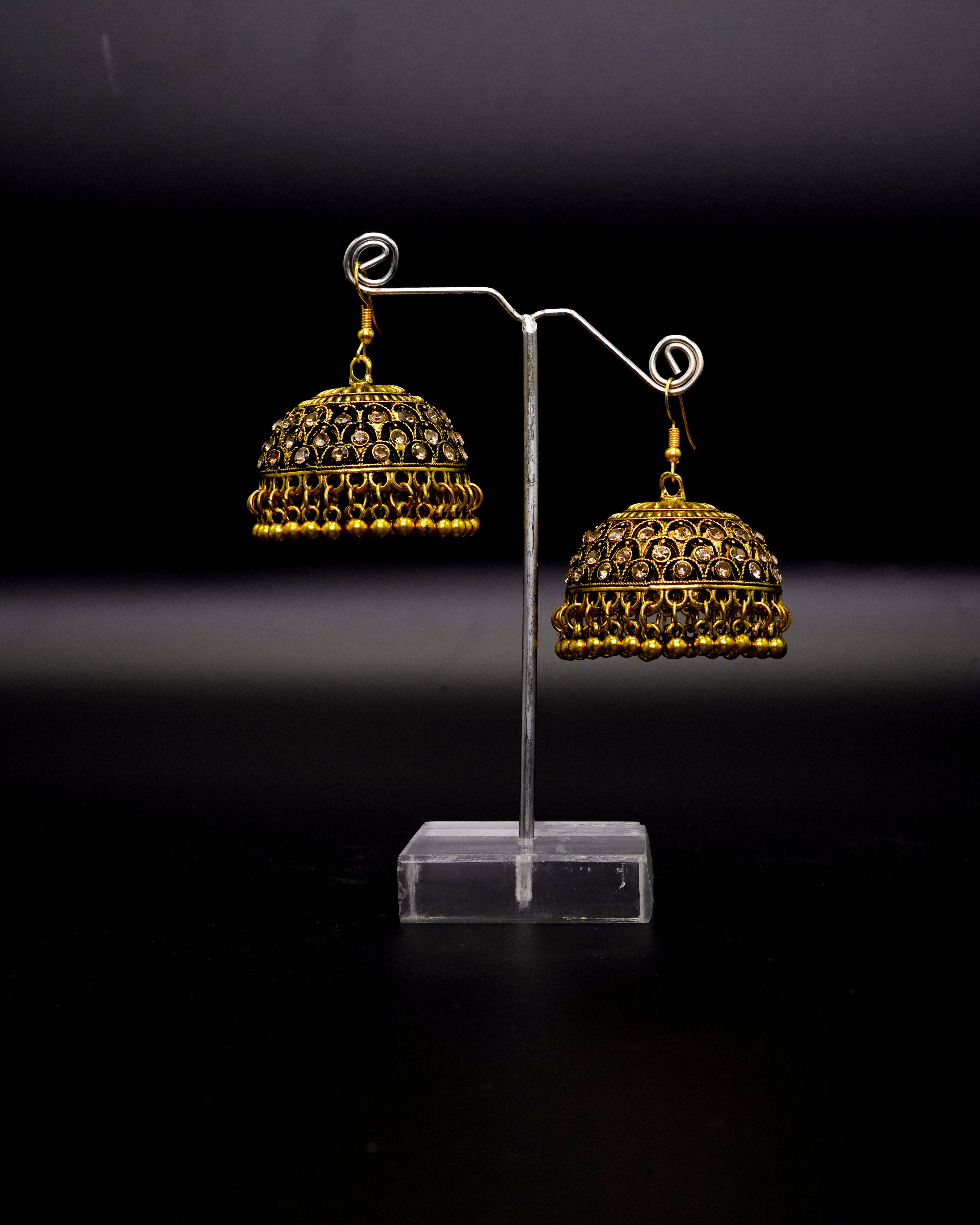 Egyptian Taseel Bird Cage Earrrings E-21