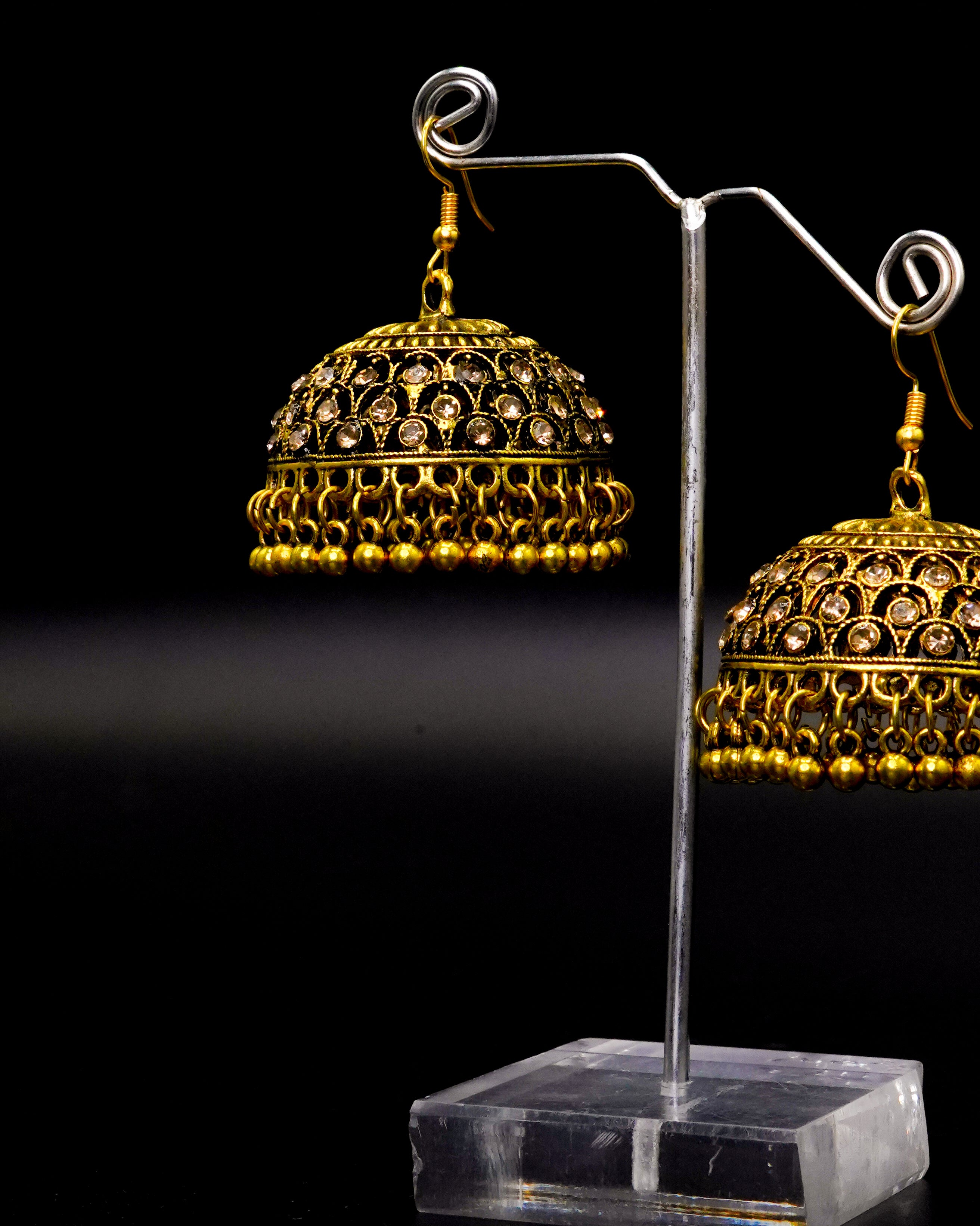 Egyptian Taseel Bird Cage Earrrings E-21