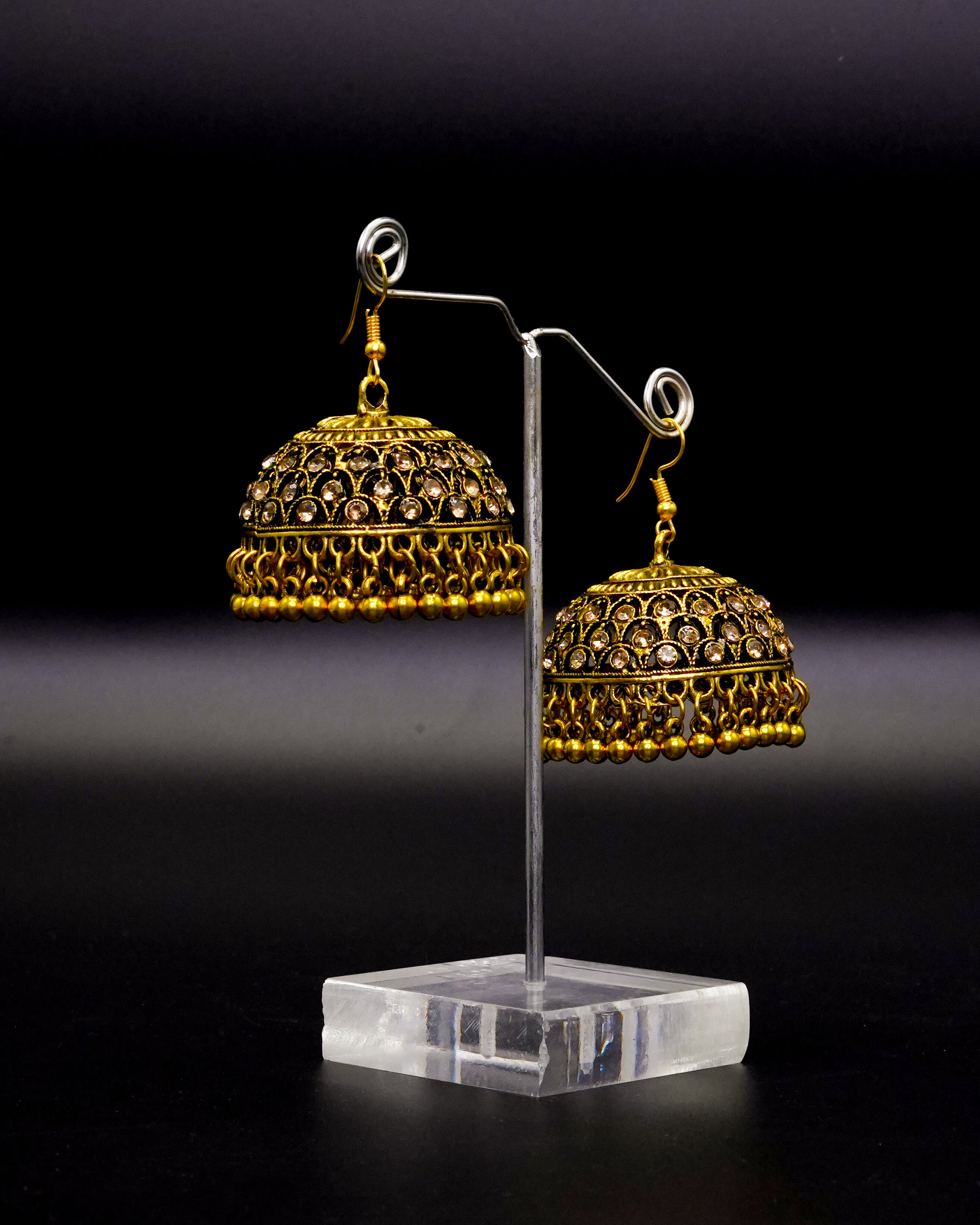 Egyptian Taseel Bird Cage Earrrings E-21