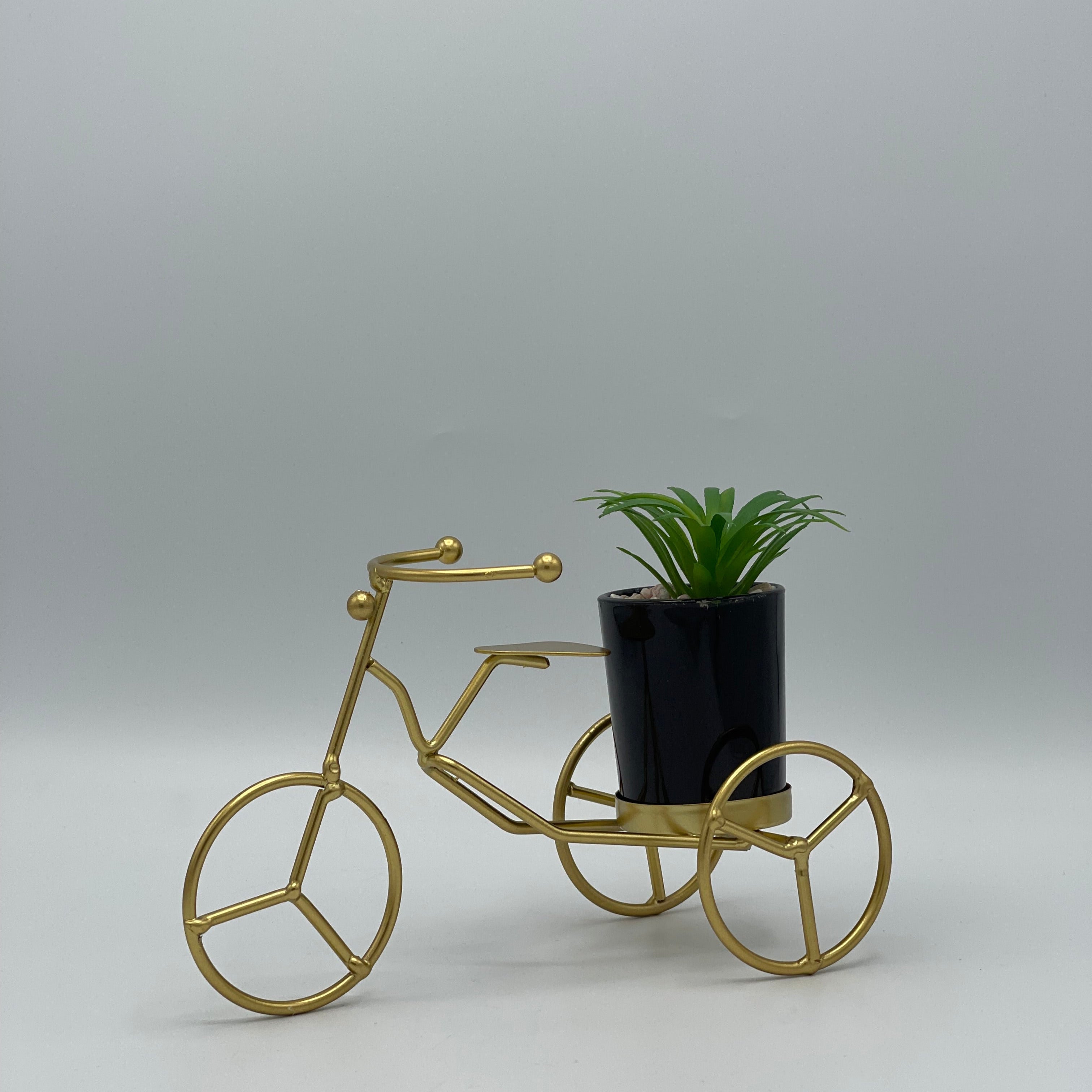 Home Decor Metal Alloy Cycle Style Centerpiece Small RK 7  Size (3x5)