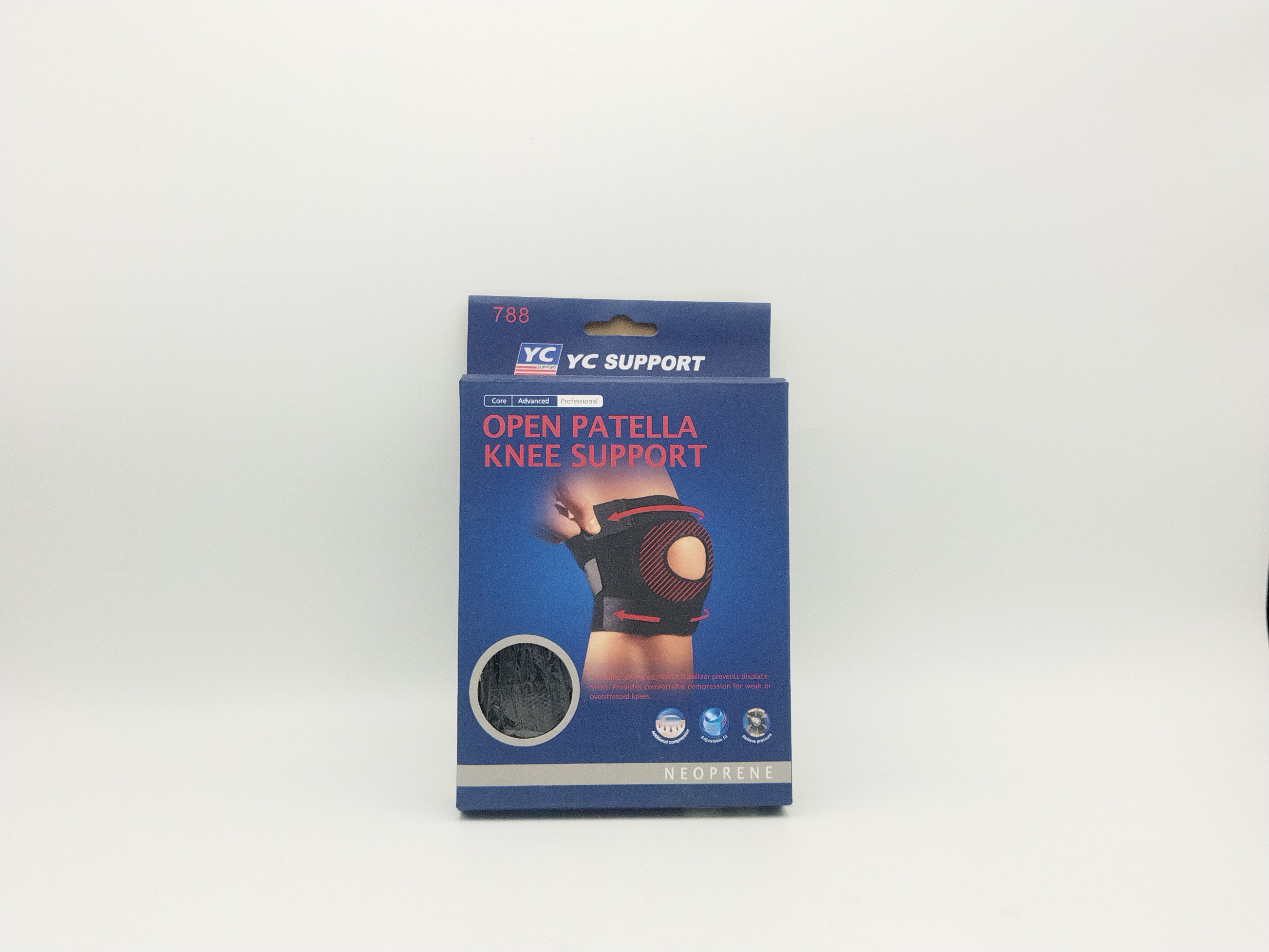 Neoprene High Quality Open Patella Knee Support 788