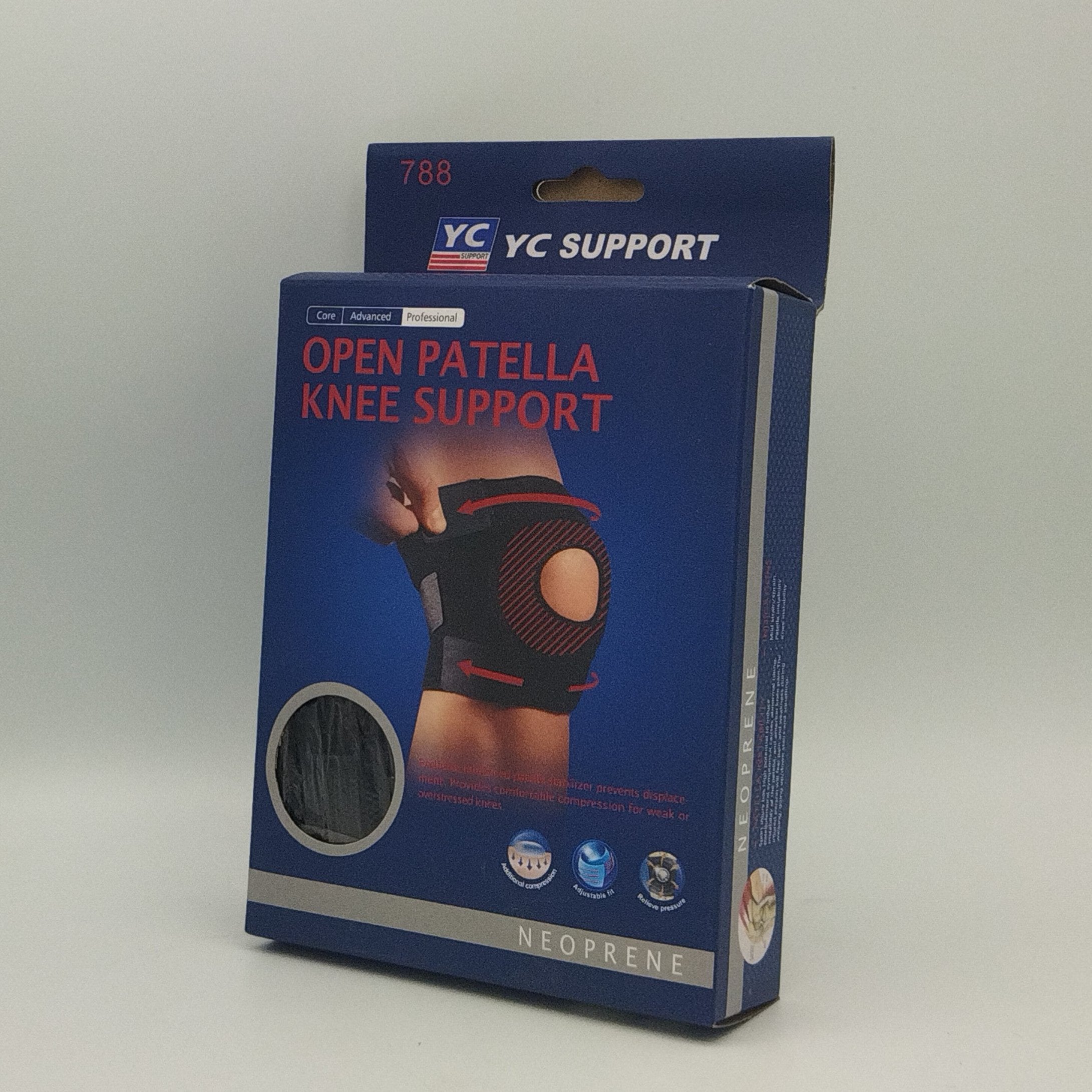 Neoprene High Quality Open Patella Knee Support 788