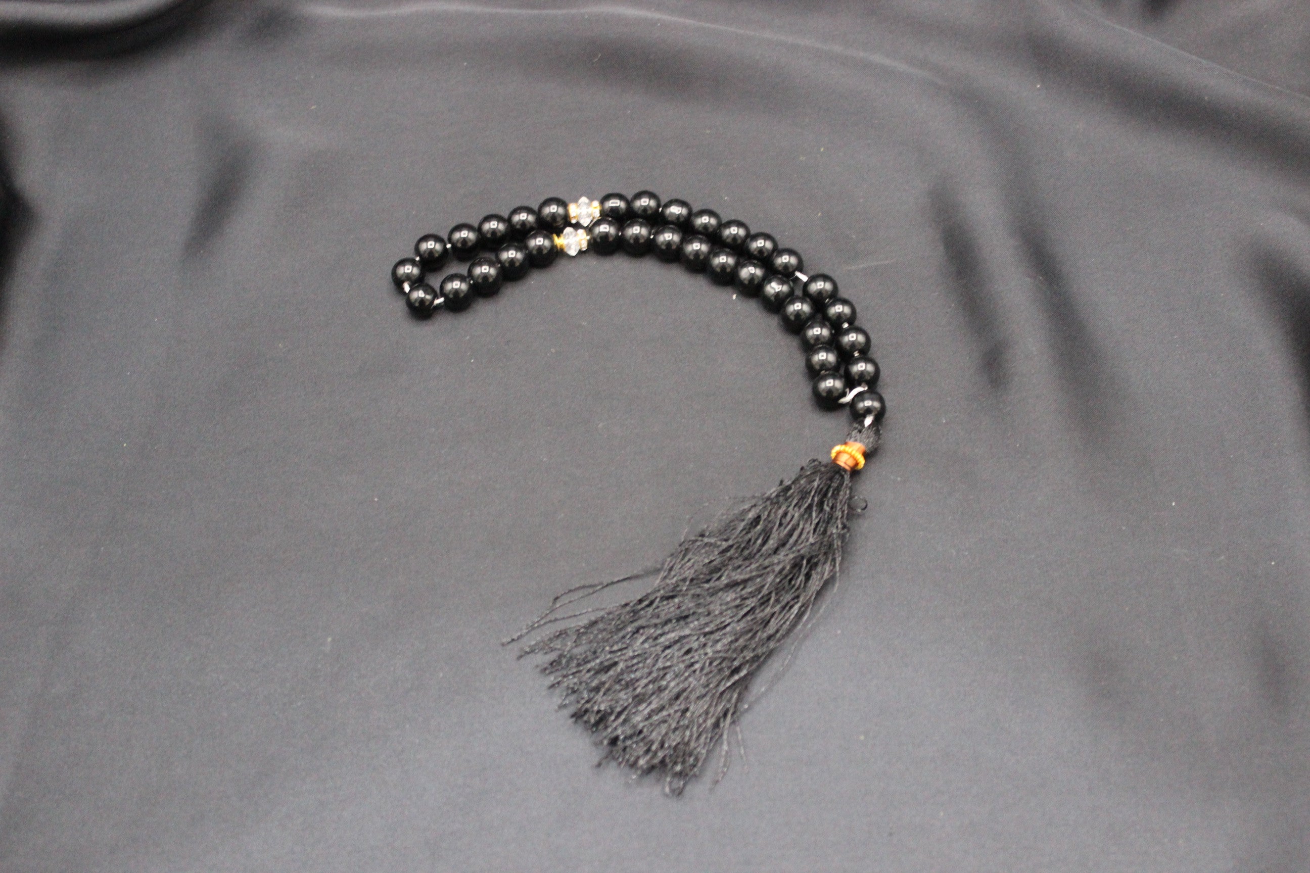 Black Marble Tasbeeh 33 Beads