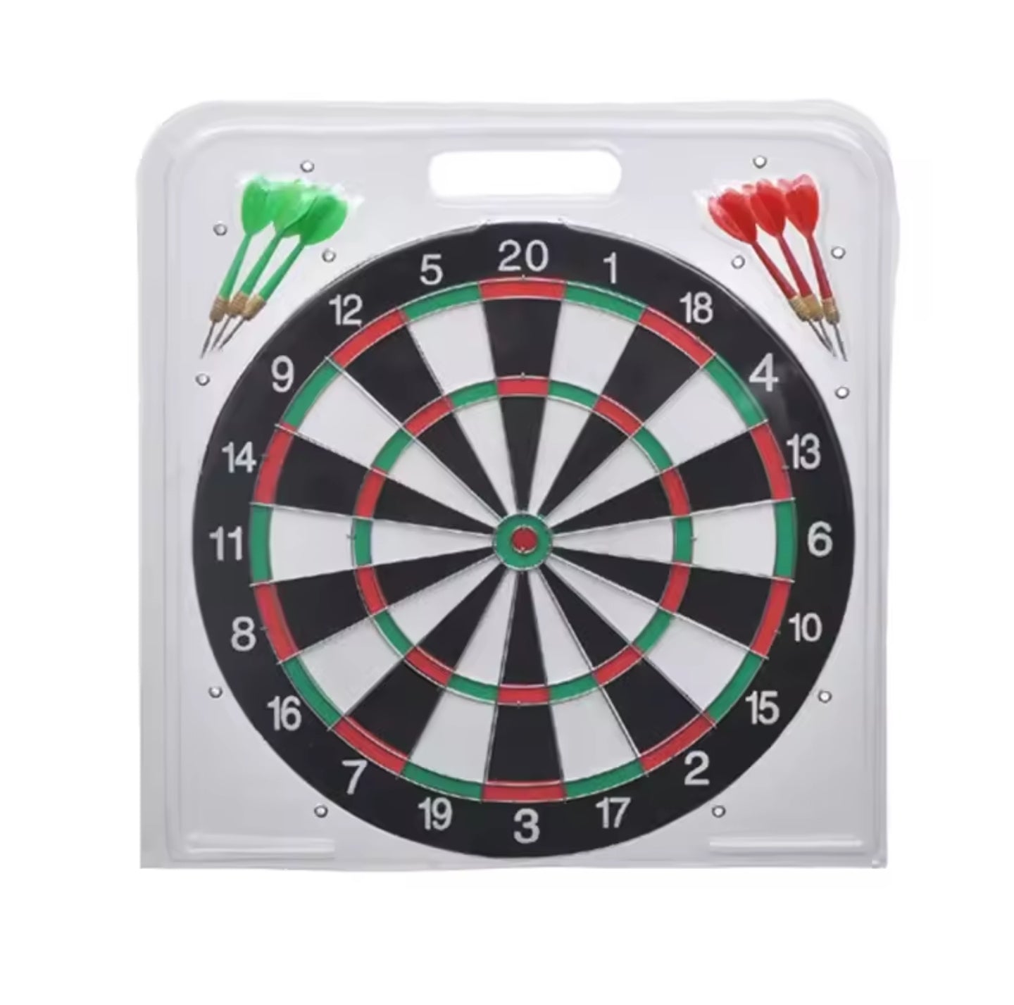 Dart Board With 4 Darts And One Double Sided Score Game Set (12 inch)
