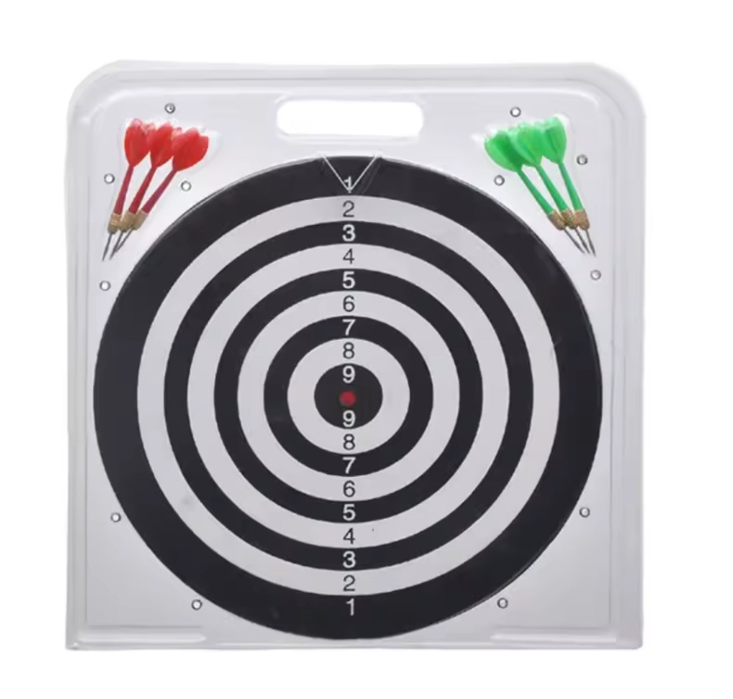 Dart Board With 4 Darts And One Double Sided Score Game Set (12 inch)