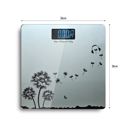 Digital Bathroom Glass Scale Max 180 kg