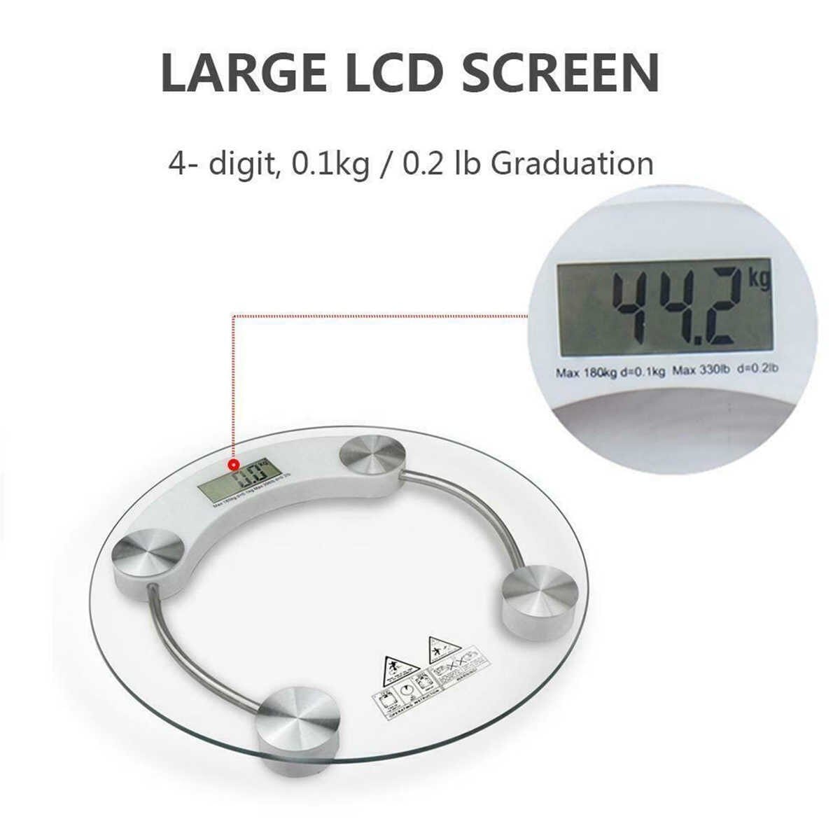 Digital Personal Glass Scale Max 180 kg