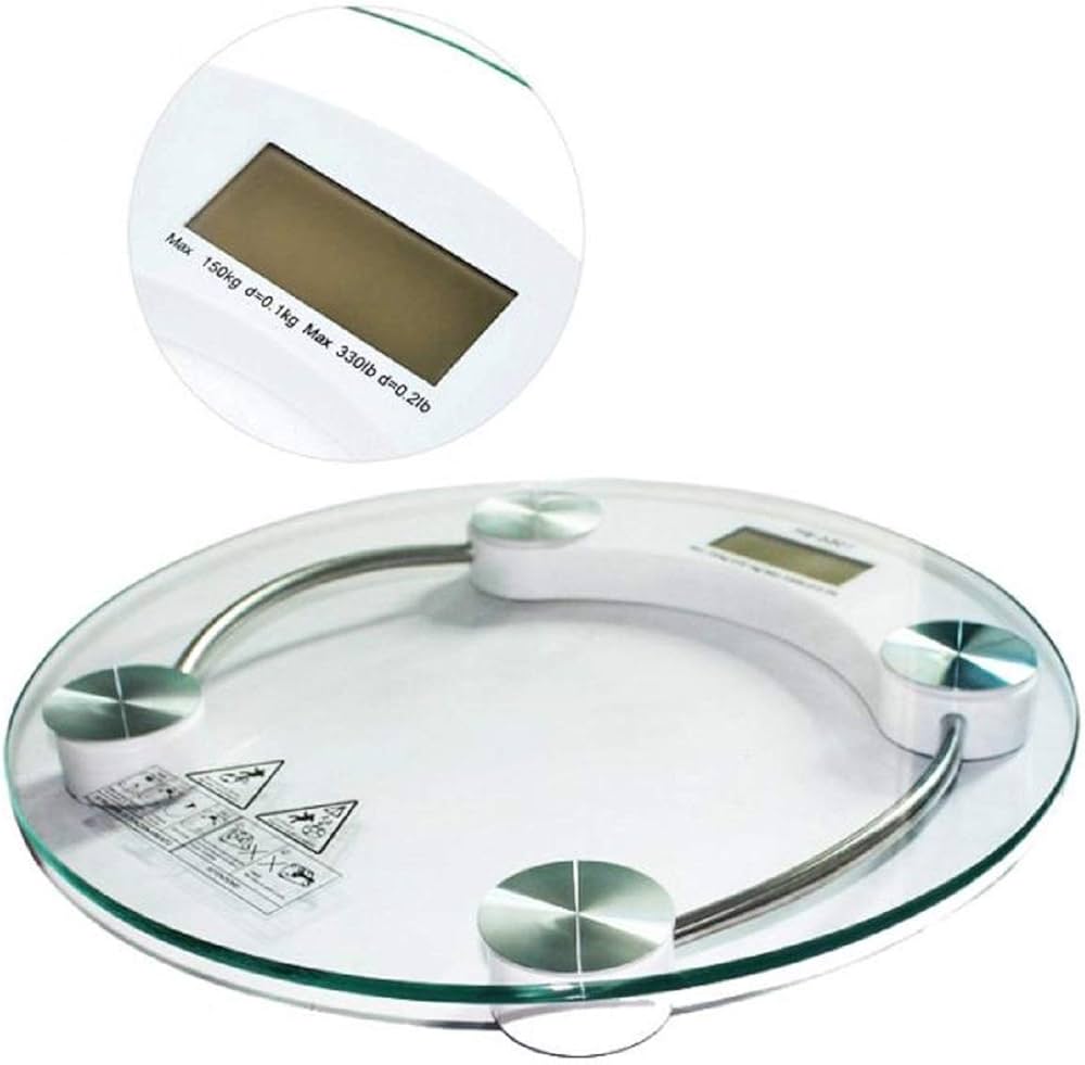 Digital Personal Glass Scale Max 180 kg