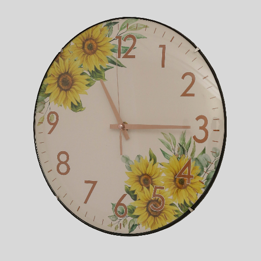 Printed Wall Clock Round 236-8