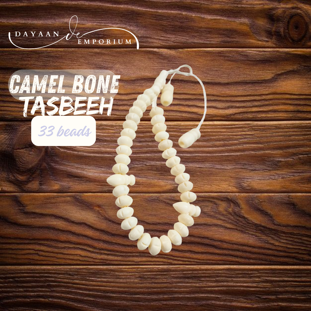 Camel Bone Tasbeeh 33 beads