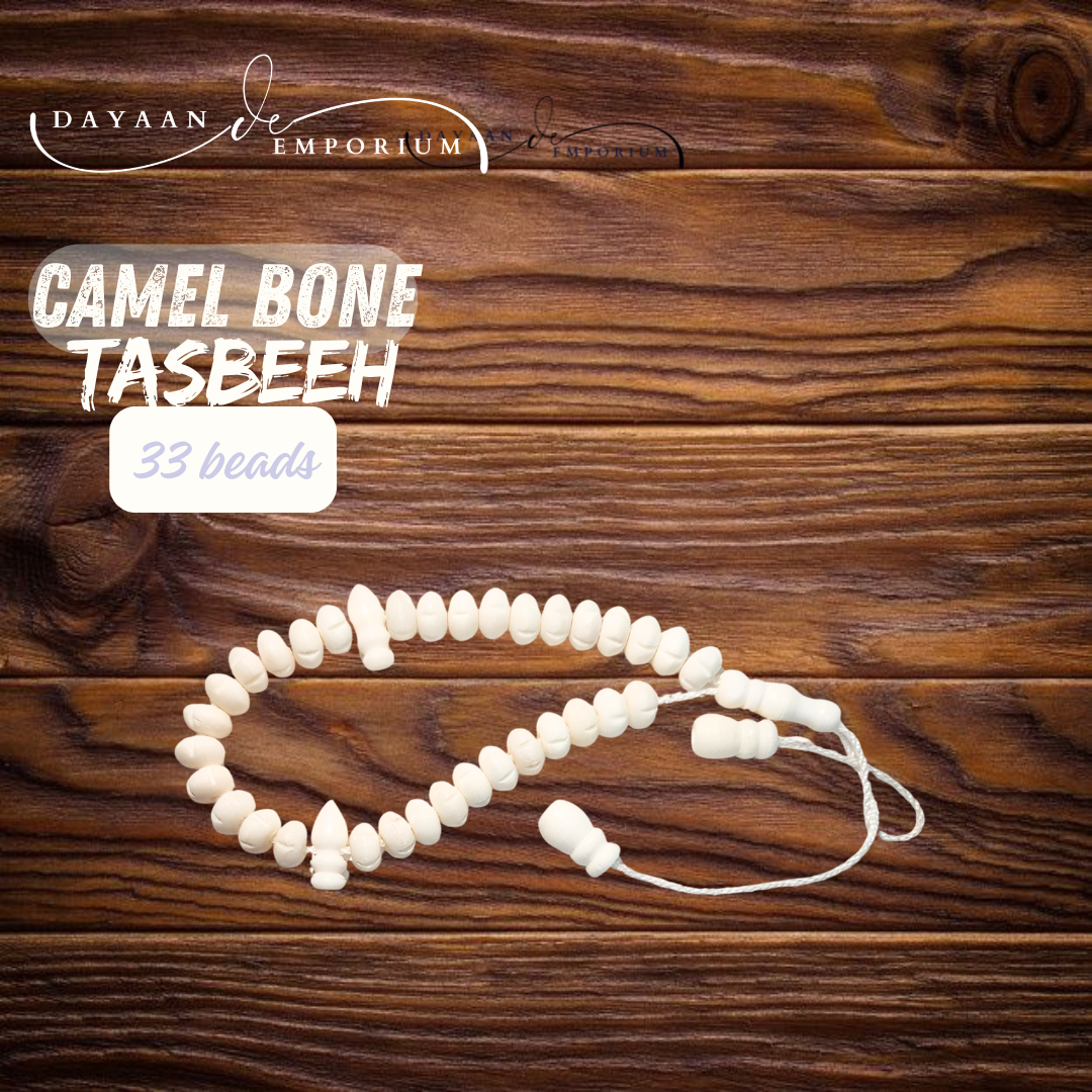 Camel Bone Tasbeeh 33 beads