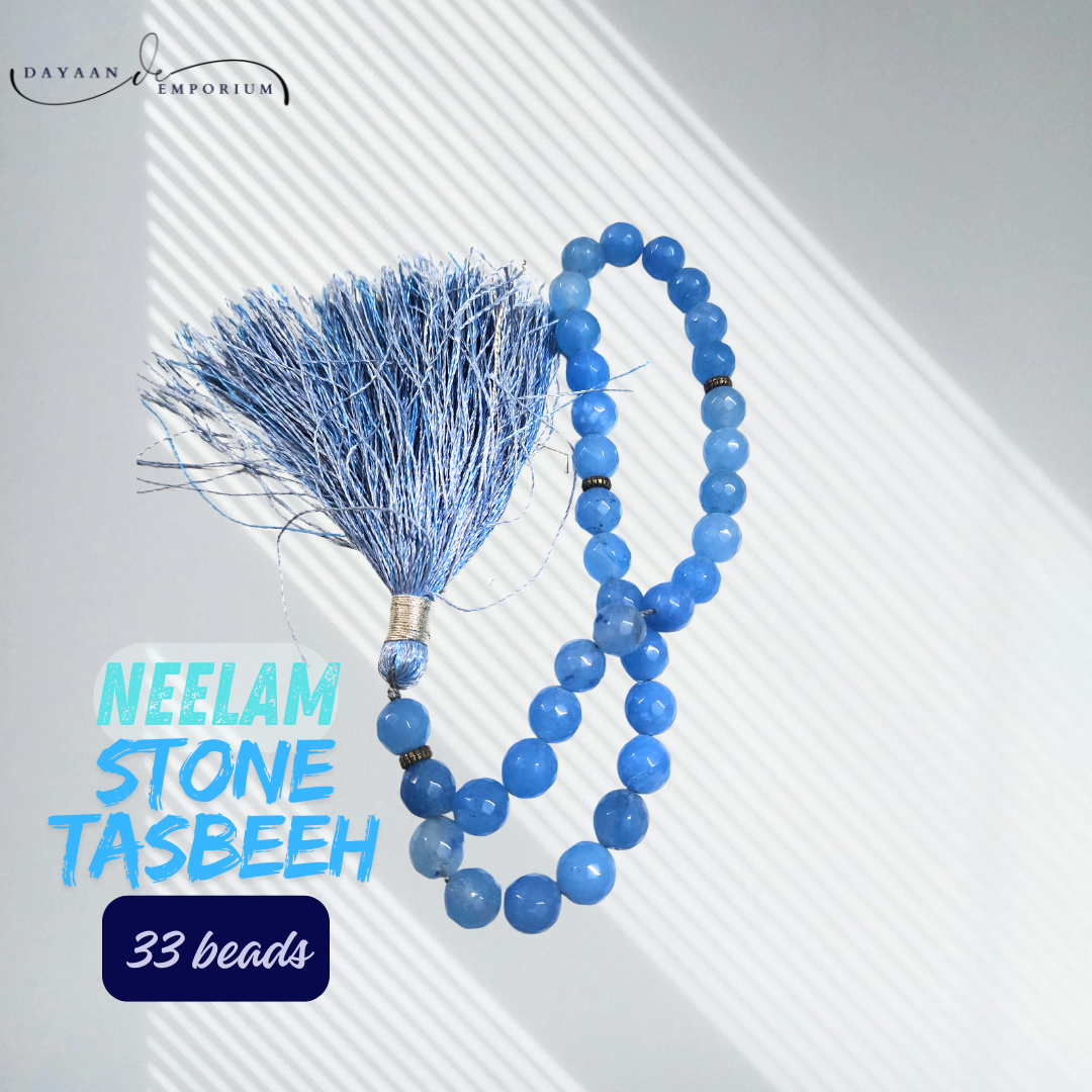 Neelam Stone Tasbeeh