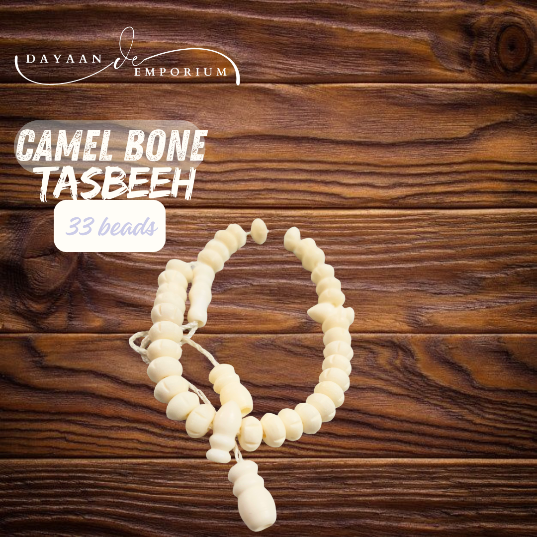 Camel Bone Tasbeeh 33 beads