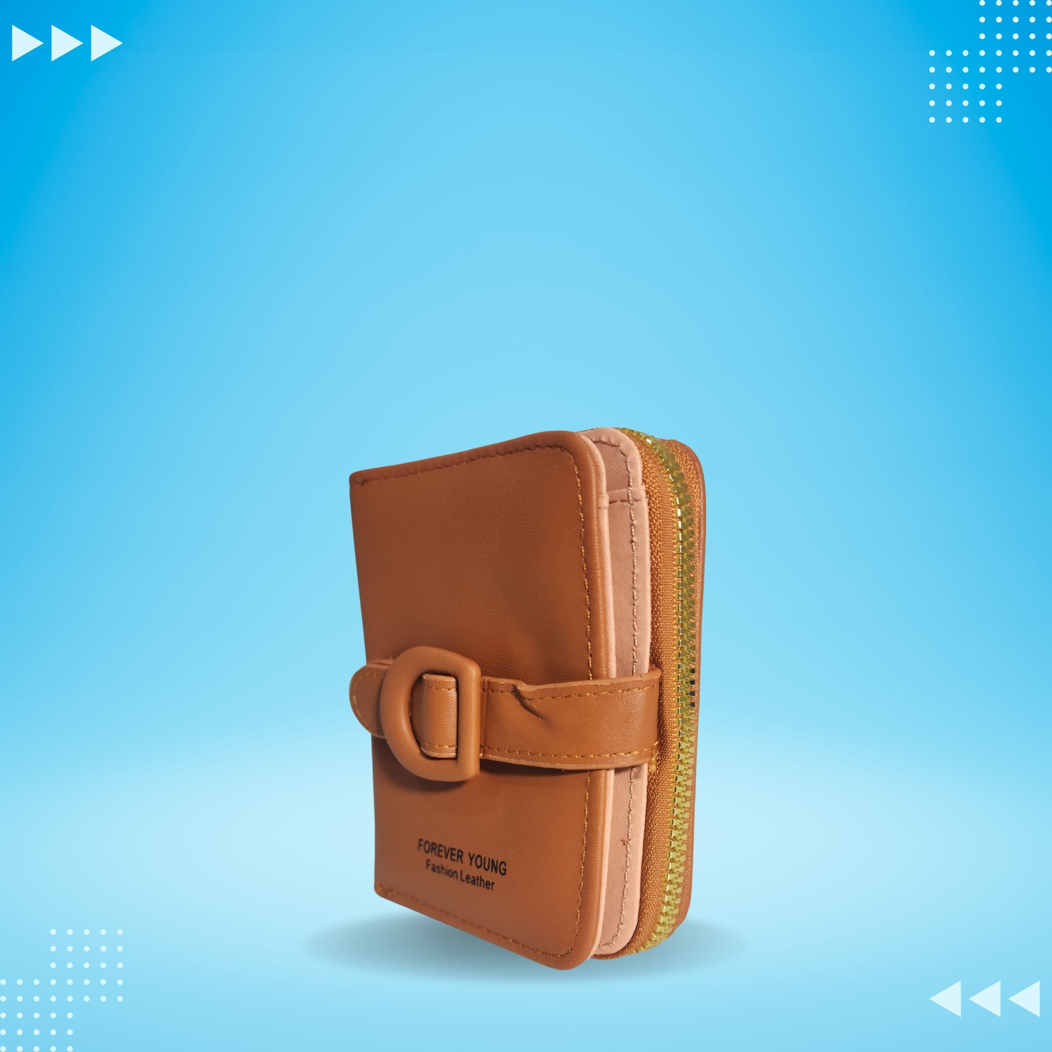 Girls Zipper Short Buckle Purse AP-02
