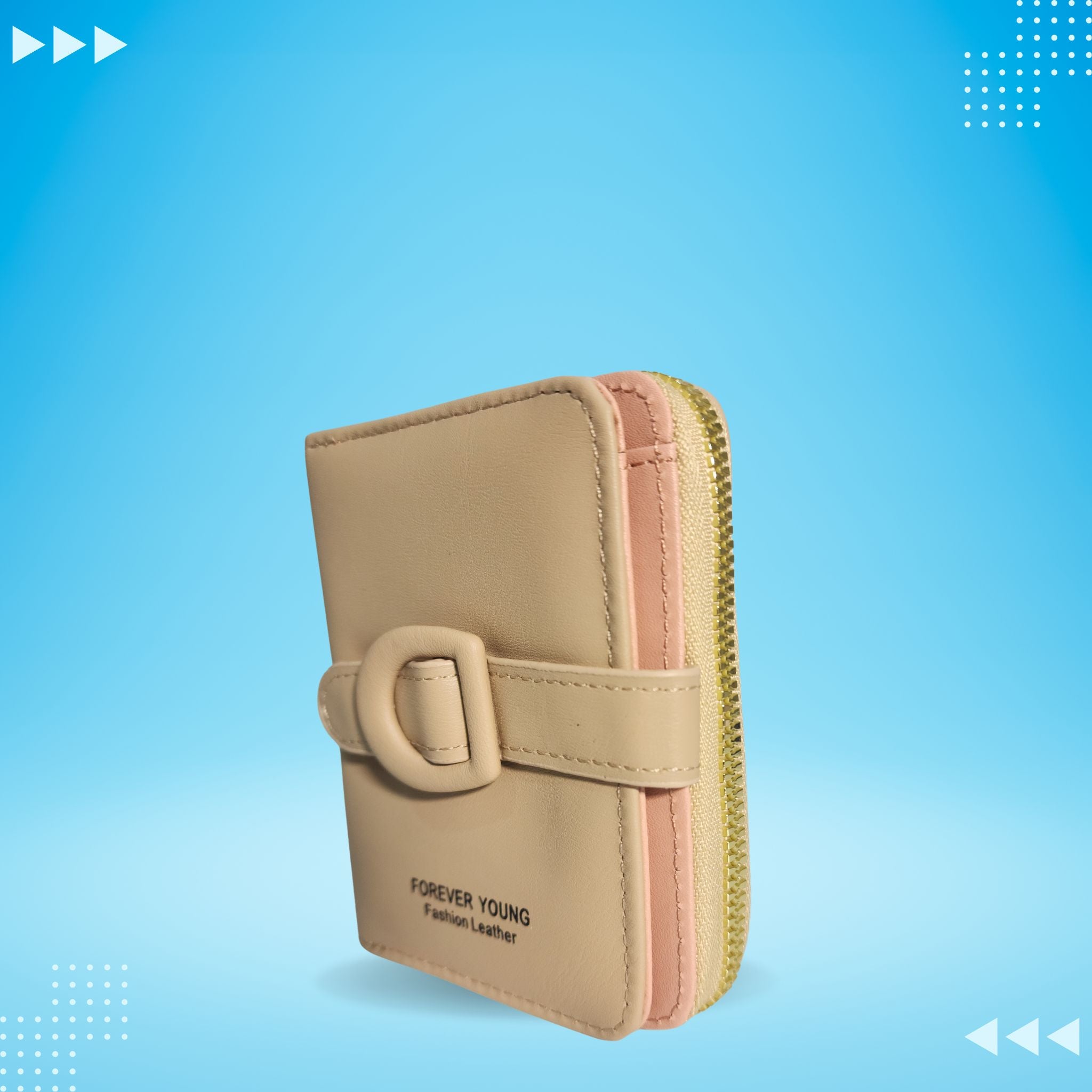 Girls Zipper Short Buckle Purse AP-02